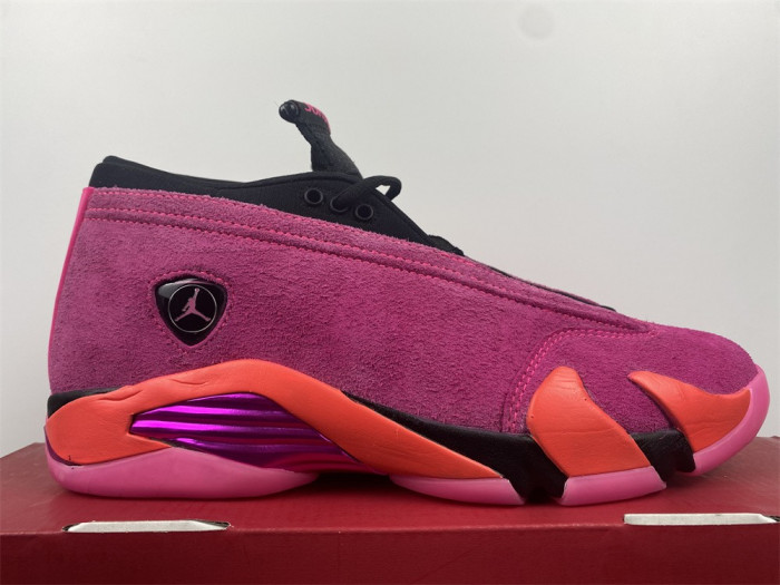 air jordan 14 retro low shocking pink dh4121-600