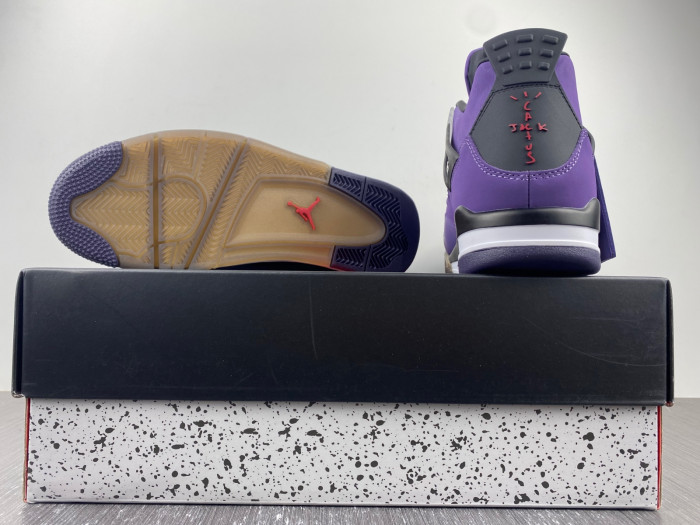 travis scott x air jordan 4 “purple” 308497-510