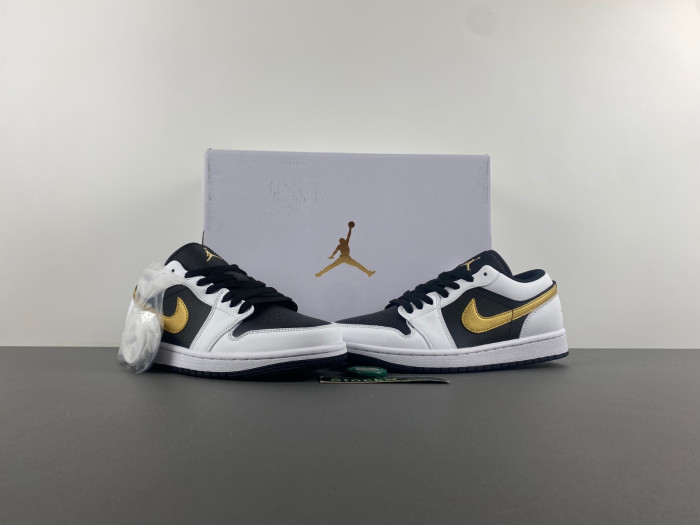 air jordan 1 low “gold swoosh” 553558-172
