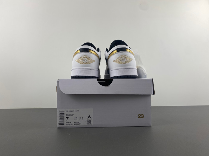 air jordan 1 low “gold swoosh” 553558-172