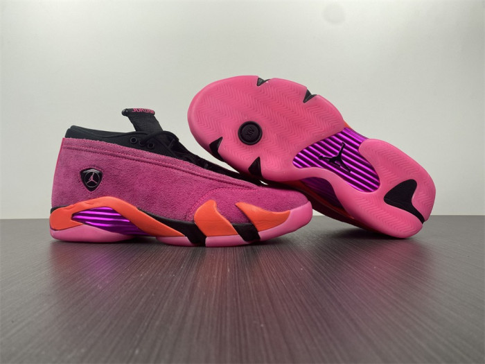 air jordan 14 retro low shocking pink dh4121-600