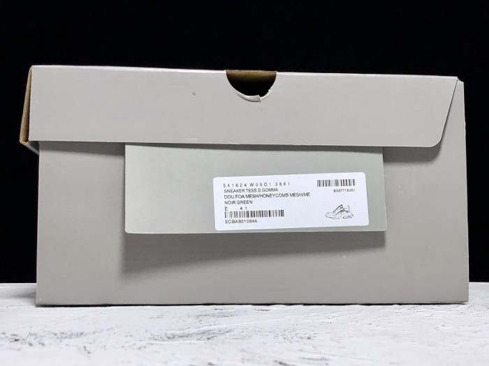 blcg sneaker triple.s.gomma noir green 541624-w0901-2140