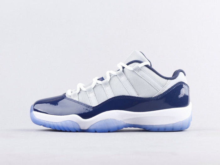 air jordan 11 retro low georgetown (gs) 528896-007