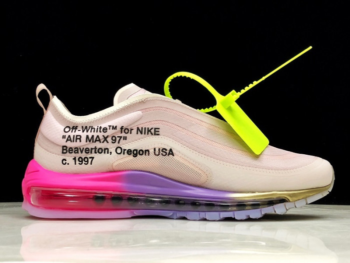 ow x nike air max 97 “queen” elemental rose aj4585-600