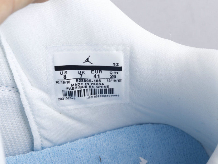 air jordan 11 retro low university blue 528896-106