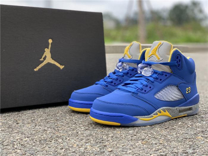 air jordan 5 retro laney varsity royal (gs) c13287-400