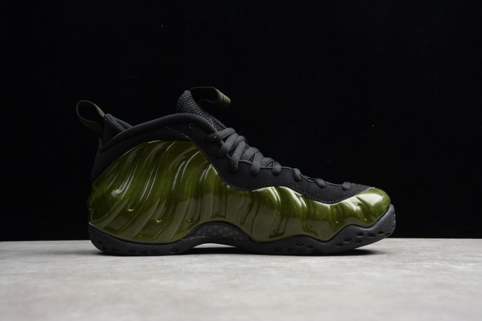 nike air foamposite one men legion green/black 314996-301