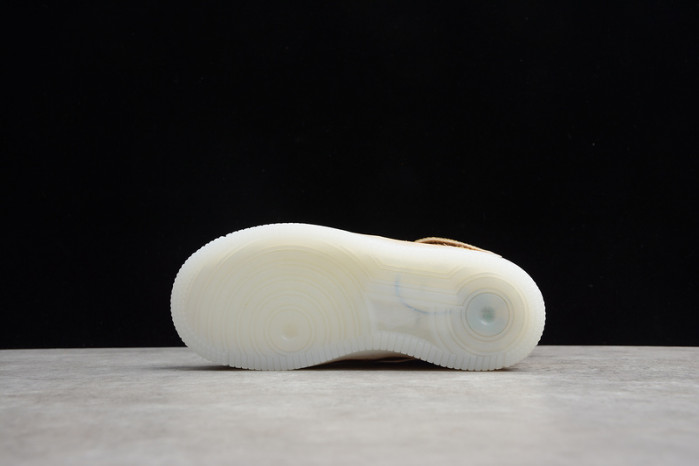 kids nike air force 1 mid wb metallic gold 314197-8100