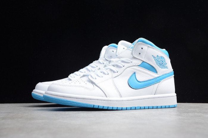 air jordan 1 mid unc (w) bq6472-114