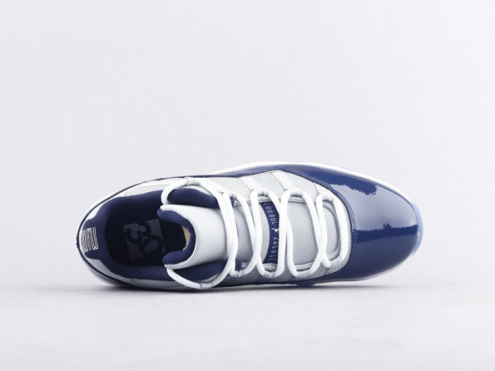 air jordan 11 retro low georgetown (gs) 528896-007