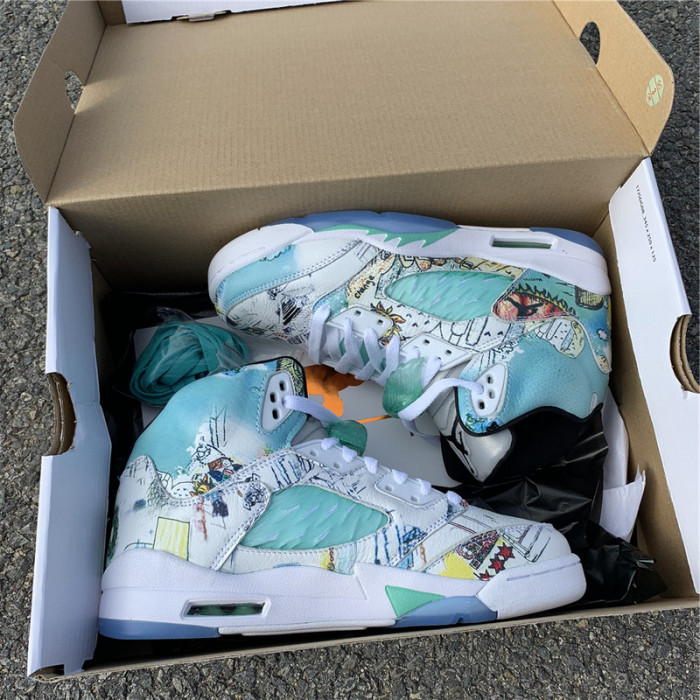 air jordan 5 retro wings (gs) av3663-900