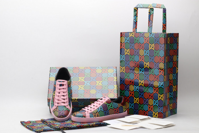 G*u*i ace embroidered low-top sneaker 610085 h2020 1115