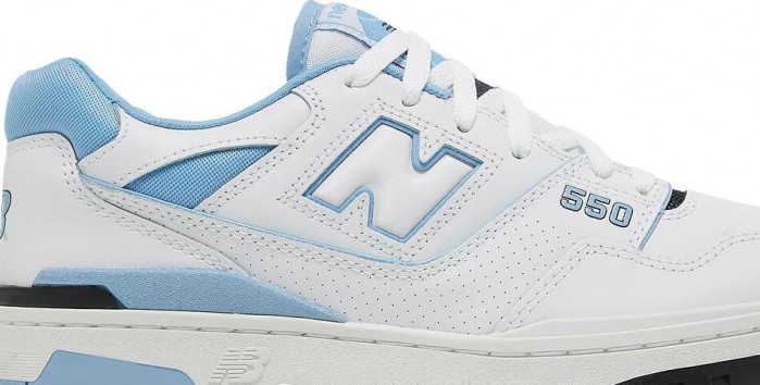 new balance 550 unc white university blue bb550hl1