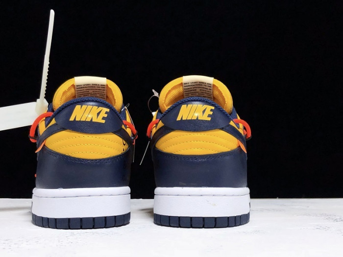 nike dunk low ow michigan ct0856-700