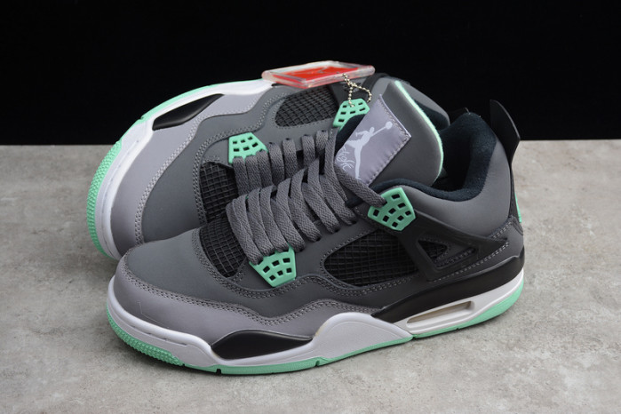 air jordan 4 retro green glow 308497-033