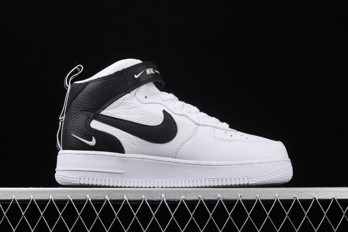 air force 1 mid utility white black 804609-103