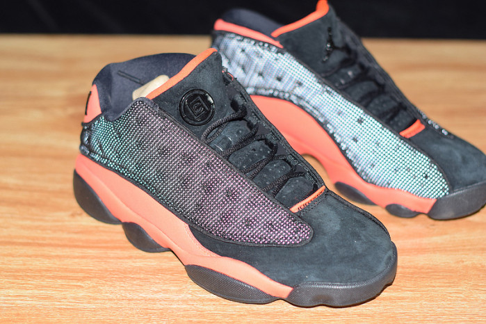 clot x air jordan 13 low “black infrared” at3102-006