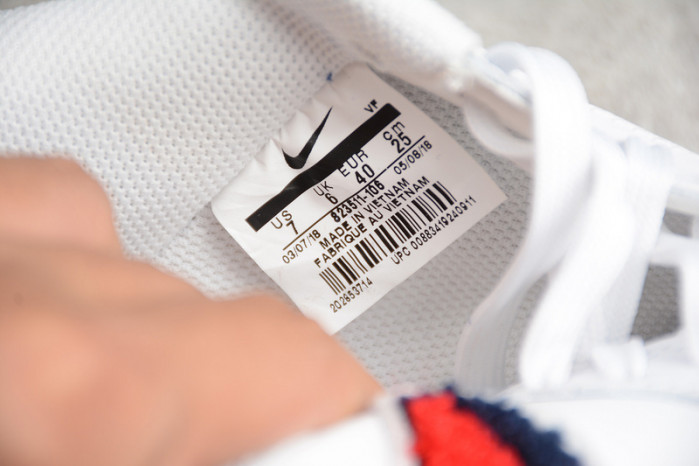 nike air force 1 low lv8 3d chenille swh white red blue 823511-106