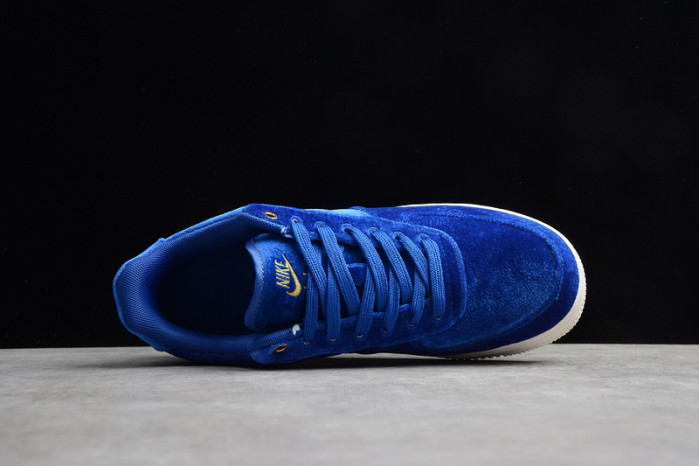 air force 1 low premium 3 velour blue void at4144-400