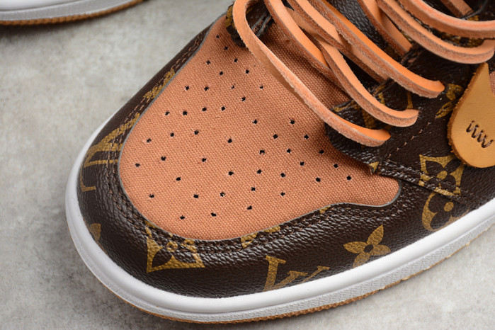 air jordan 1 ow aq0818-158 (with case)