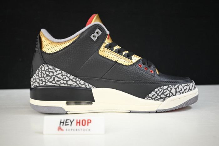 air jordan 3 wmns black gold ck9246-067
