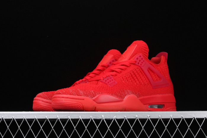 air jordan 4 flyknit “red” aq3559-600