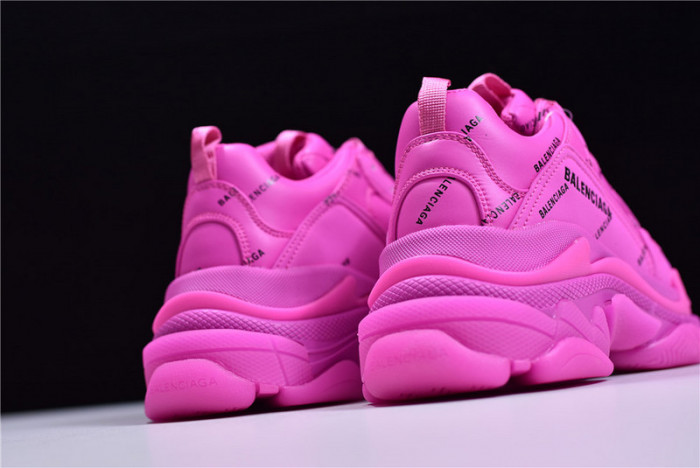 blcg sneaker triple.s.gomma rose red 524039 w2fa1 7634