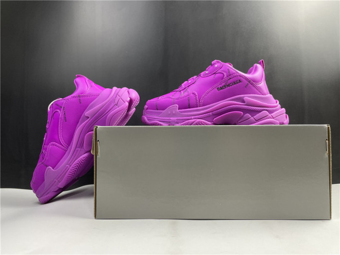 blcg sneaker triple.s.gomma purple red 524039 w2fa1 9016