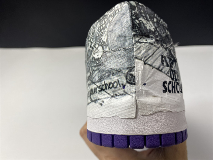 nike dunk low flip the old school dj4636-100