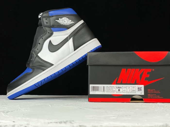 air jordan 1 retro high black game royal 555088-041