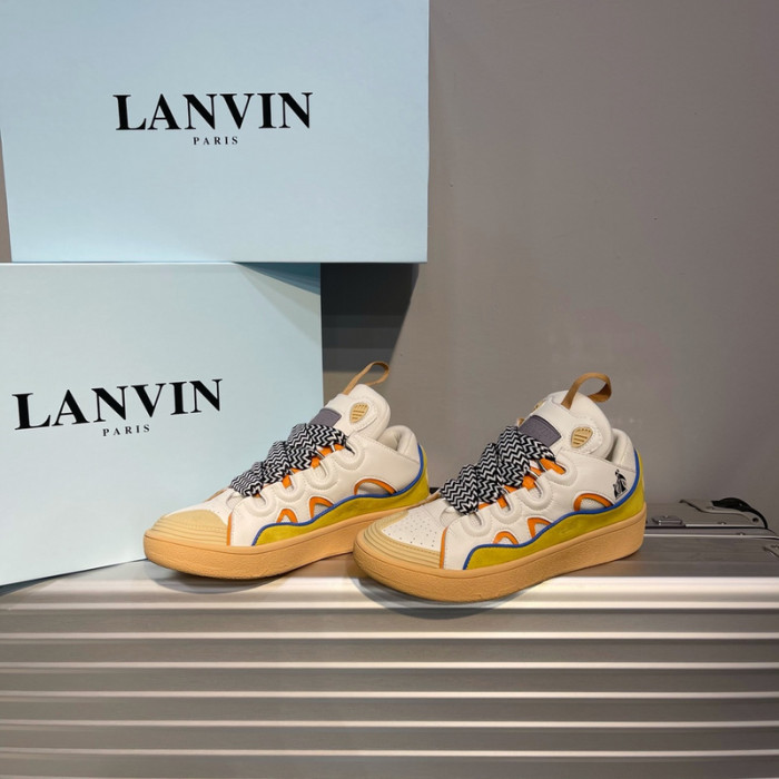 lanvin curb sneaker