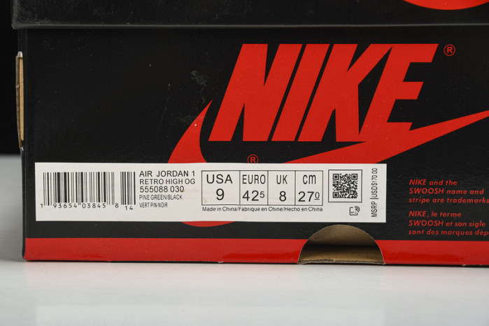 air jordan 1 retro high og green