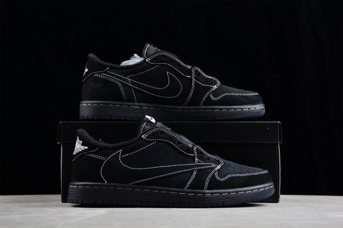 travis scott x air jordan 1 low og black phantom dm7866-001