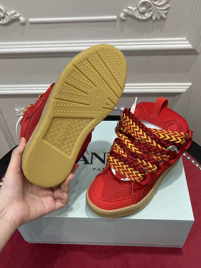 lanvin curb sneaker