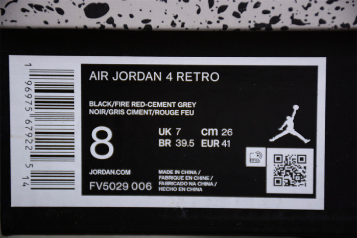 air jordan 4 “bred reimagined” fv5029-006