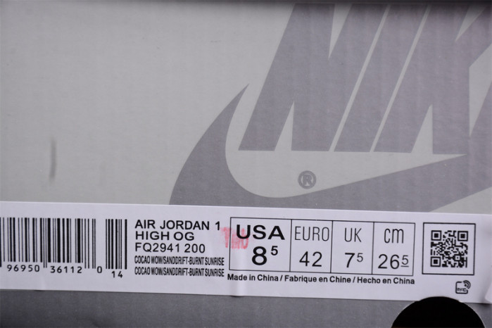 air jordan 1 high og wmns “cacao wow” fq2941-200