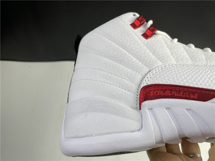 air jordan 12 twist white university red ct8013-106