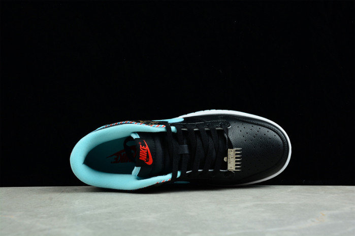 nike dunk low se barber shop black dh7614-001