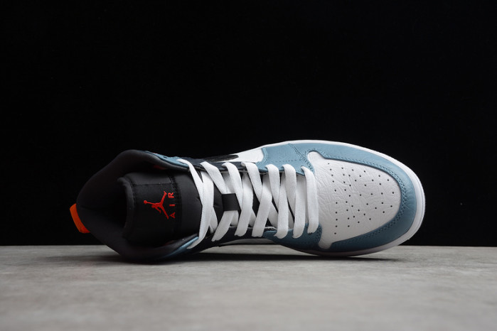 F**etasm x jordan 1 mid fearless blue white cu2802-100