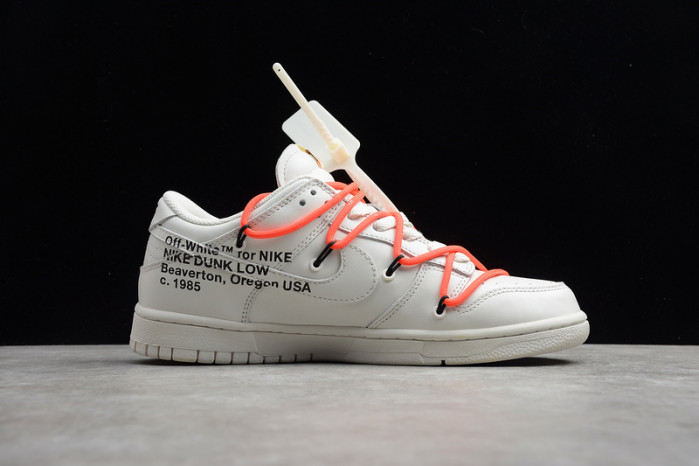 nike dunk low ow white ct0856- 900
