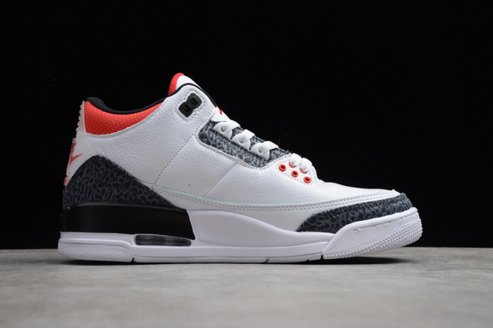 air jordan 3 retro se fire red denim (2020) japan version cz6431-100