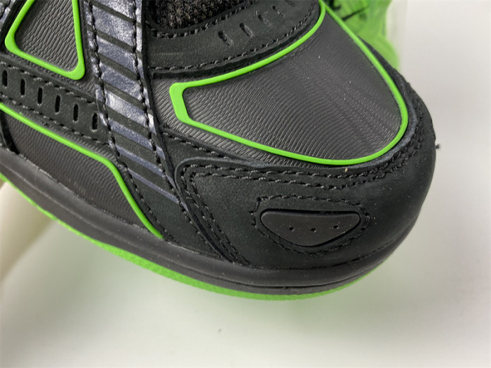 ow nike air rubber dunk "green strike" cu6015-001