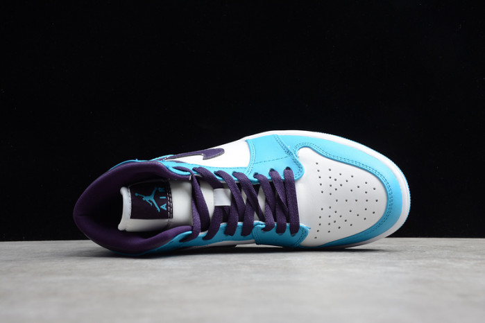 jordan 1 mid hornets 554724-415