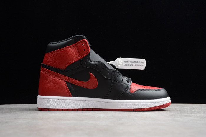 air jordan 1 retro high og banned bred black red 555088-001