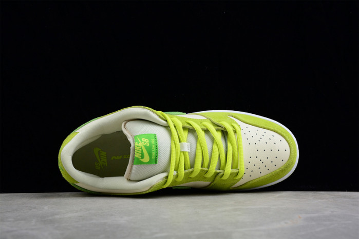 nike sb dunk low green apple dm0807-300