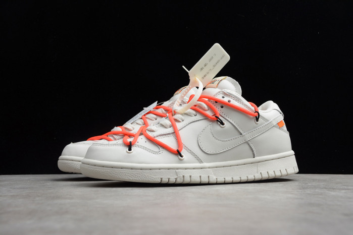 nike dunk low ow white ct0856- 900
