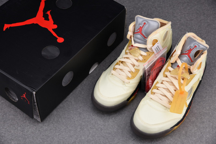 air jordan 5 retro ow sail dh8565-100