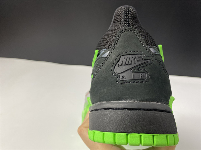 ow nike air rubber dunk "green strike" cu6015-001