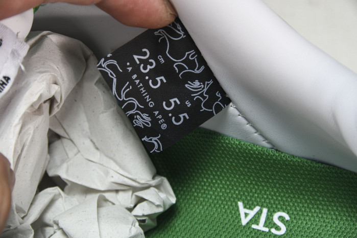 a bathing ape bape sta low green hp33-126