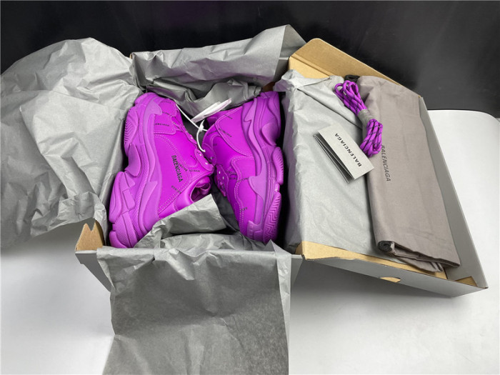 blcg sneaker triple.s.gomma purple red 524039 w2fa1 9016